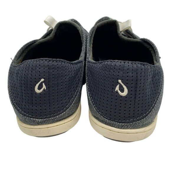 OluKai Nohea Moku Gray/White Mesh Slip-On Shoes Men\'s Size 9 main image 5